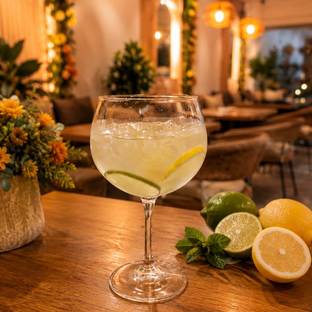 Cocktail de gin no Gourmandise
